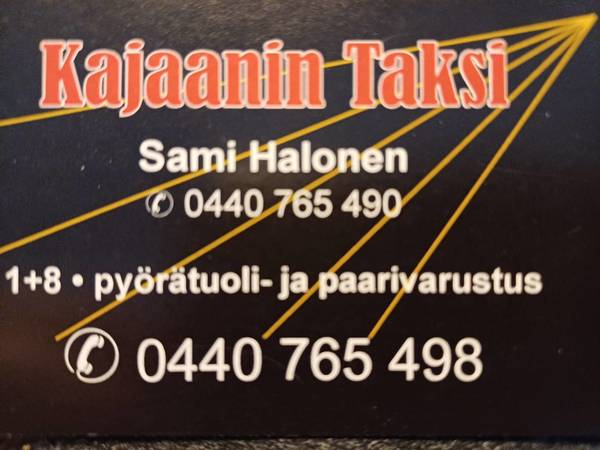 Kajaanin Taksi Sami Halonen