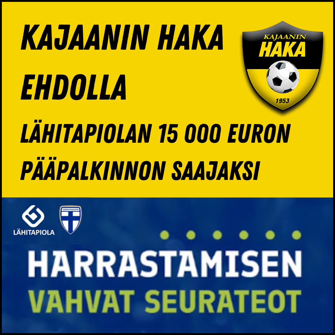 Kajaanin Haka ehdolla arvostetun palkinnon saajaksi!