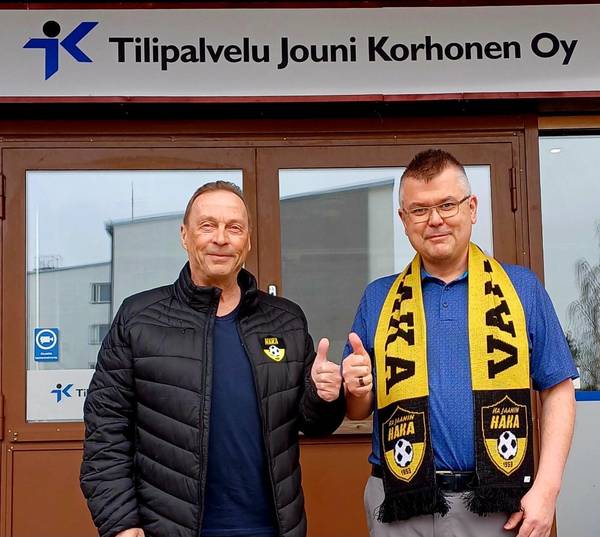 Tilipalvelu Jouni Korhonen Oy ja Kajaanin Haka jatkavat pitkäaikaista yhteistyötään kaudella 2026