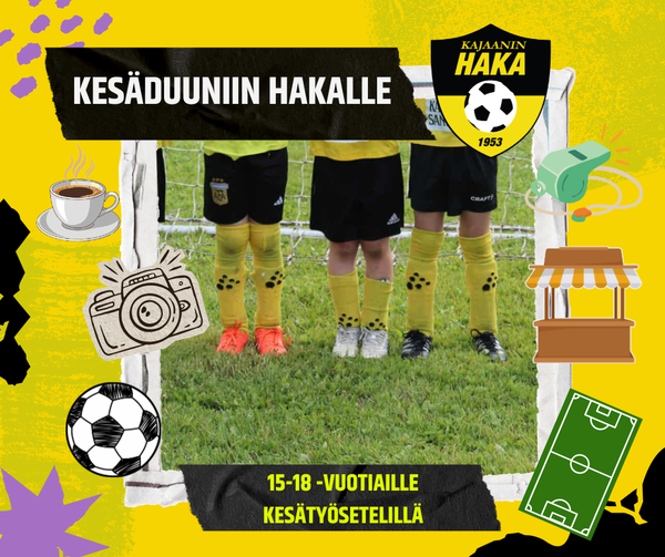 Tule mukaan Hakan tiimiin – kesätyöpaikkoja avoinna 15–18-vuotiaille nuorille!