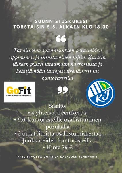 Suunnistuskurssi aikuisille! 