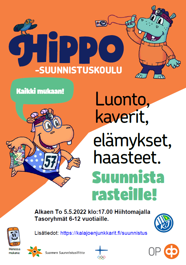 Hippo- suunnistuskoulu lapsille!