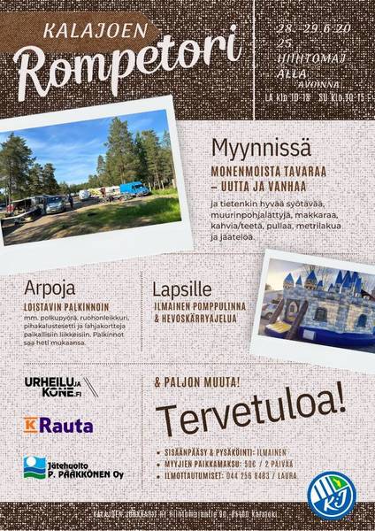 Rompetori 28.-29.6.2025 Hiihtomajalla