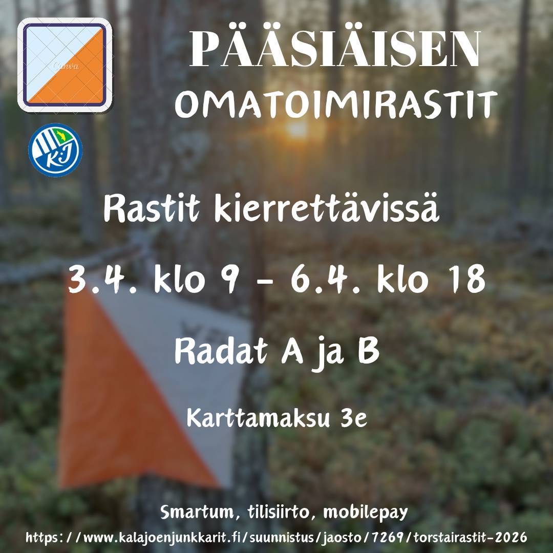 Pääsiäisen omatoimirastit ◩
