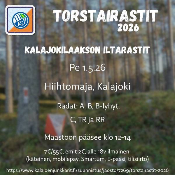 Kalajokilaakson Iltarastit Vappuna Hiihtomajalla