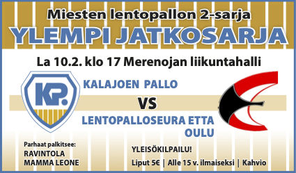 K-Pallo vs Oulun Etta La 10.2. klo 17