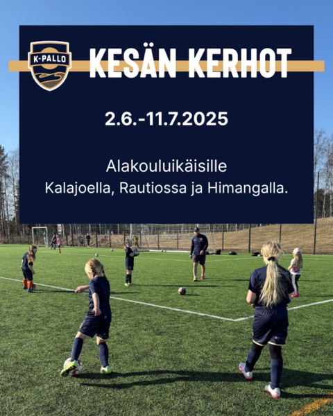 Kerhot kesällä 2025. Ilmoittaudu mukaan!