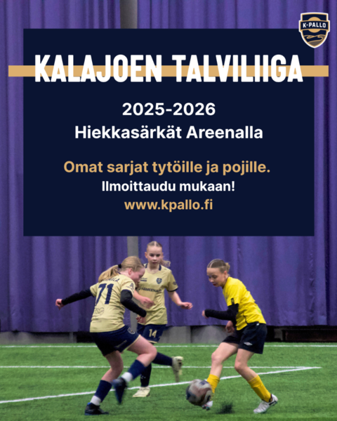 Kalajoen Talviliiga 2025–2026 – ilmoittautuminen on käynnissä!