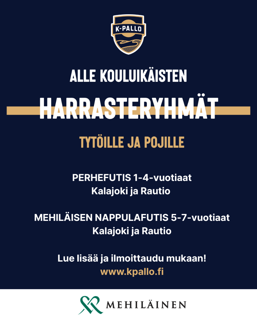Ilmoittautuminen alle kouluikäisten harrasteryhmiin.