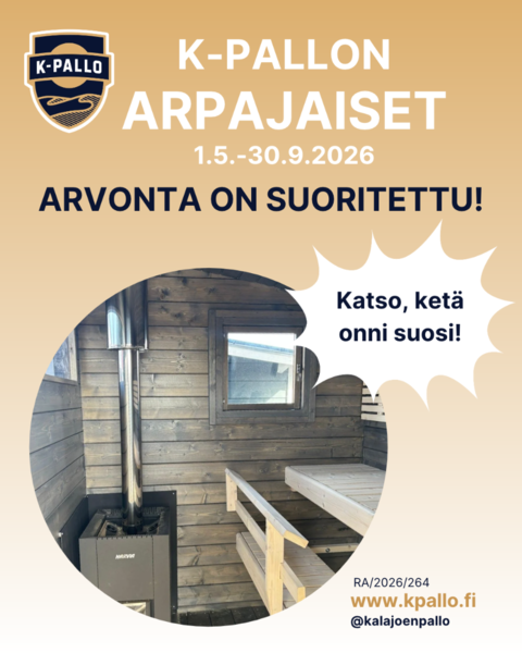 K-Pallon arpajaisten voittajat ovat selvillä!