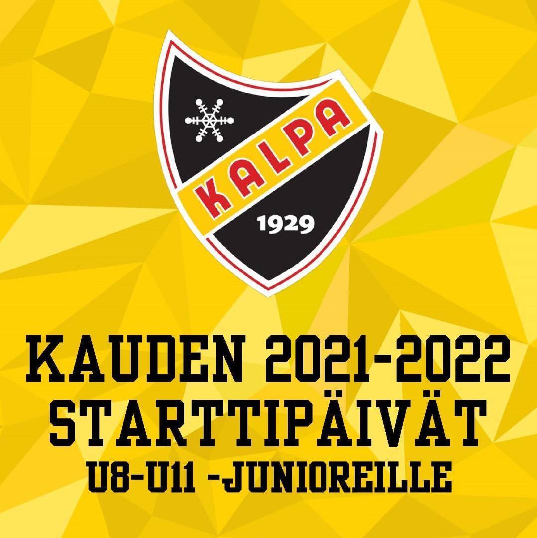 U8-U11 poikien kauden 2021-2022 starttipäivät - ILMOITTAUDU MUKAAN!