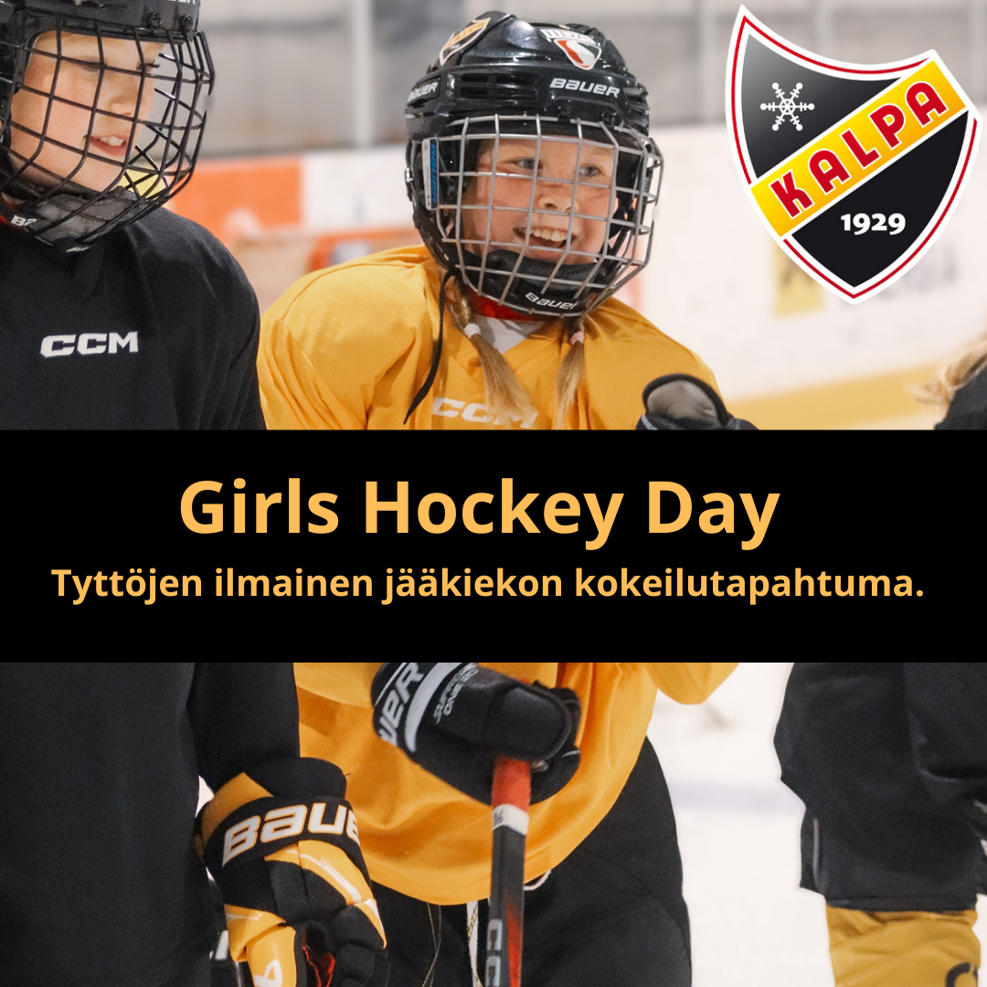 Girls Hockey Day 10.10.2025! Ilmainen jääkiekon kokeilutapahtuma tytöille