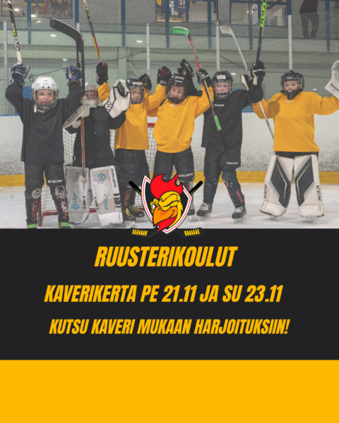 Ruusterikouluissa vietetään kaveriviikkoa - Tuo kaveri mukaan liikkumaan ja pitämään hauskaa!