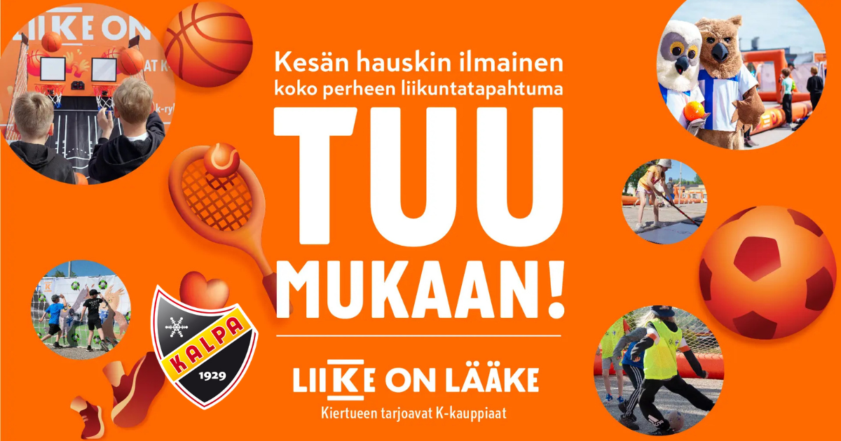 Juniori-KalPa mukana toteuttamassa Liike on Lääke -kiertuetta Kuopiossa!