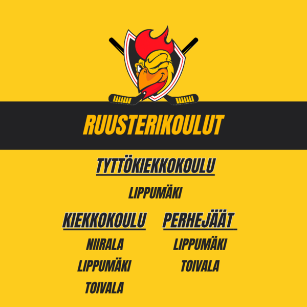 JUNIORI-KALPAN RUUSTERIKOULUT – KAUSI KÄYNNISTYY TÄLLÄ VIIKOLLA!