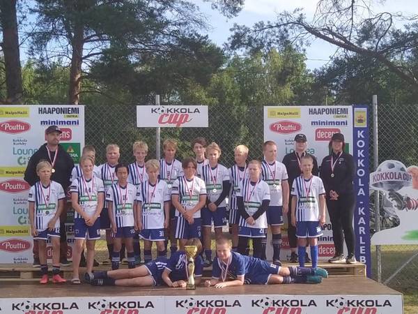 D12 pojat Kokkola Cup 2022 voittoon