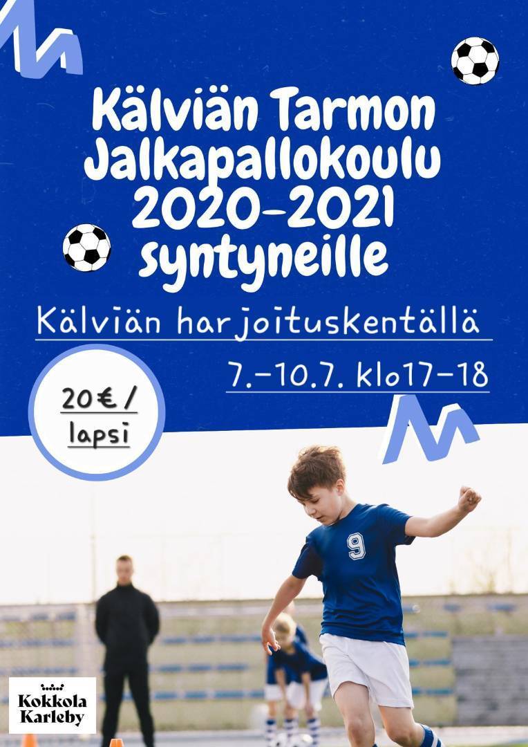 Jalkapallokoulu tulee heinäkuussa!