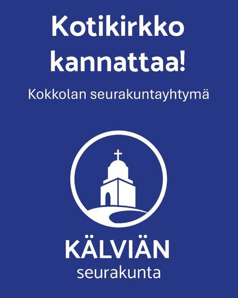 Kotikirkko kannattaa Kälviän Tarmoa