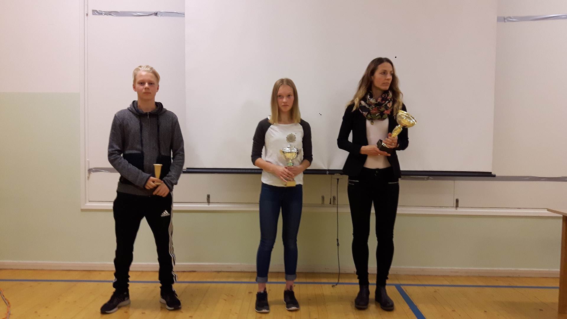 Yleisurheilukauden 2016 päättäjäiset pidettiin Marttilan koululla 24.10.2016