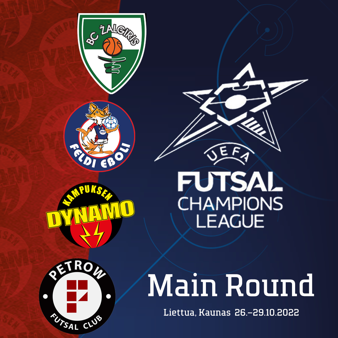 UFCL: Dynamo UEFA:n futsalin Mestarien Liigan Main Roundilla Liettuassa