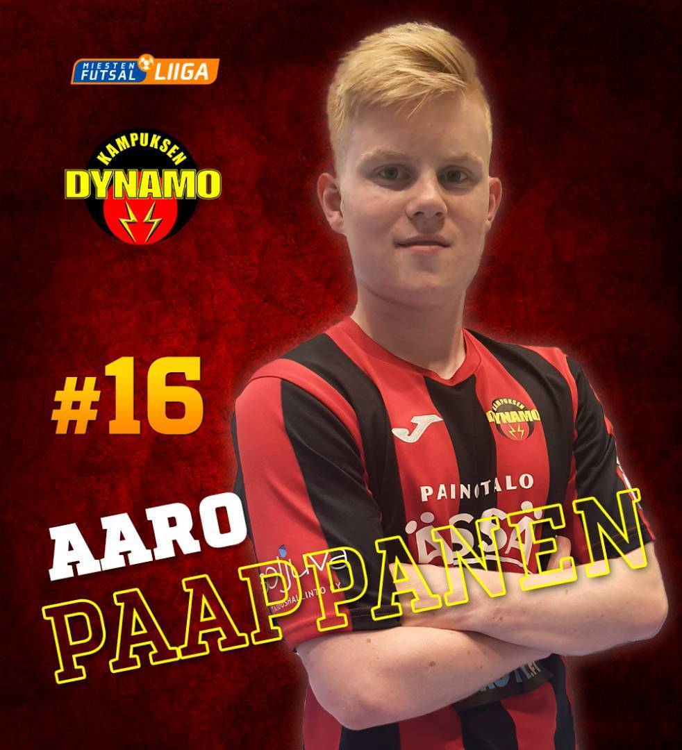 Lisää sopimuksia: Aaro Paappanen Italian Pesarosta Kampuksen Dynamoon