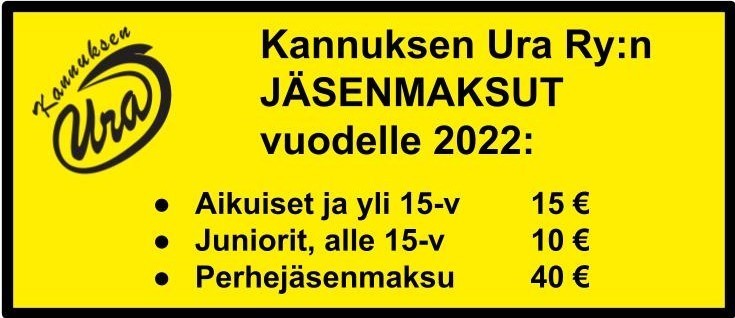 Kannuksen Uran Jäsenmaksu 2022