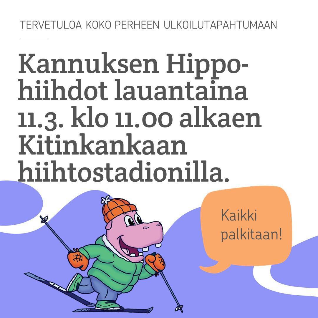 Hippo-hiihdot 11.3.2023 klo 11:00 alkaen - ilmoittaudu täältä