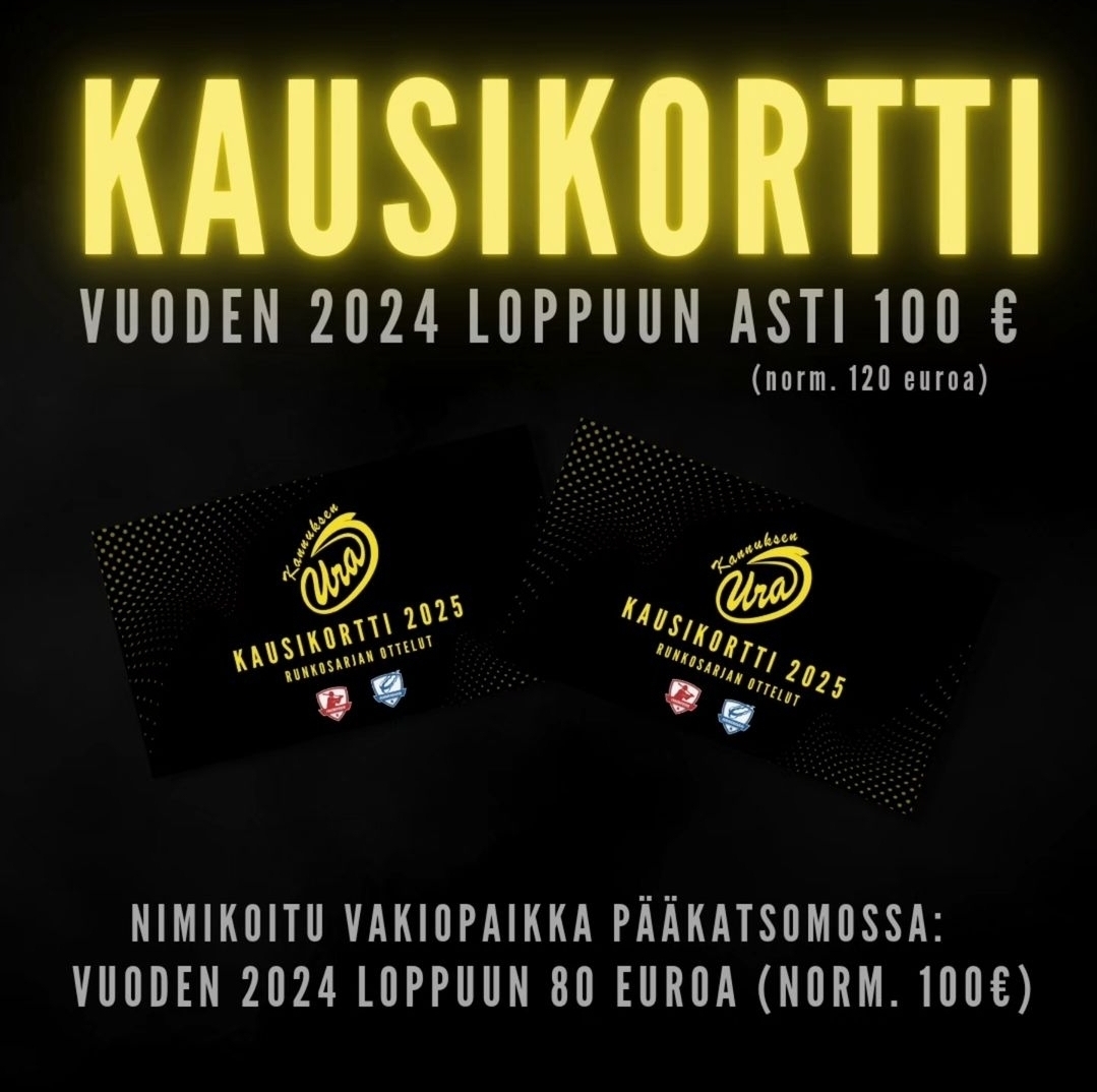 Kausikortti ja vakiopaikka!