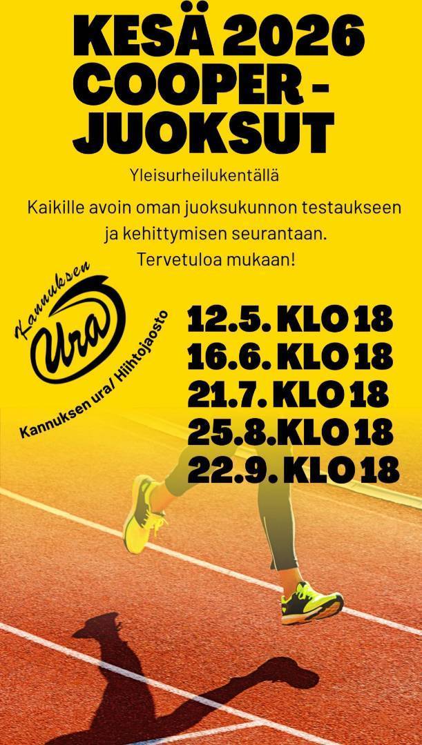 Hiihtojaoston Cooperiin testit 2026