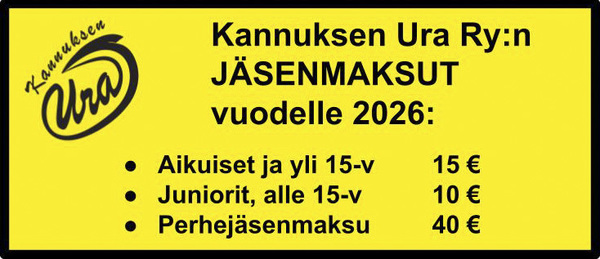 Vuoden 2026 jäsenmaksut