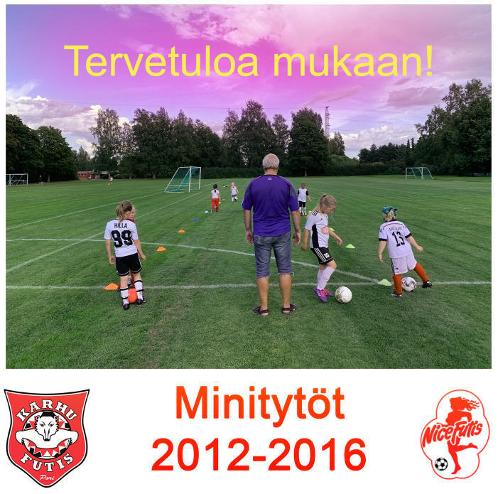 Karhu-Futiksen ja NiceFutiksen yhteistyö Minitytöissä on alkanut!