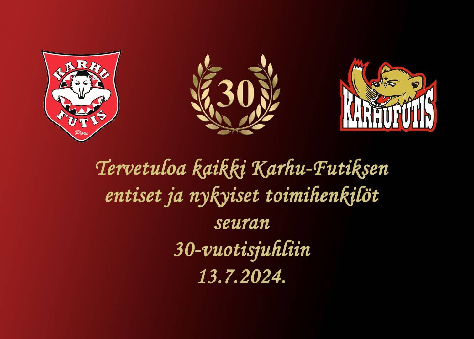 Karhu-Futis 30 vuotta!