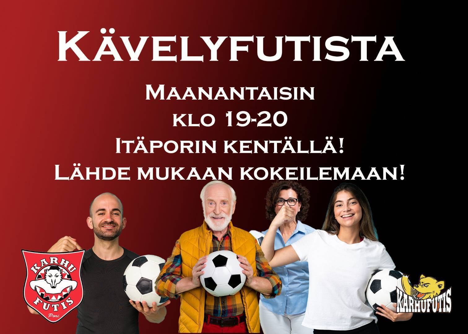 Lähde mukaan kokeilemaan kävelyfutista!