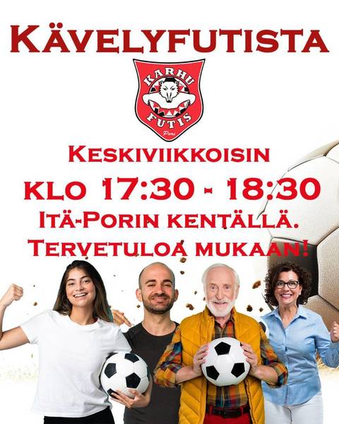 Kävelyfutista keskiviikkoisin