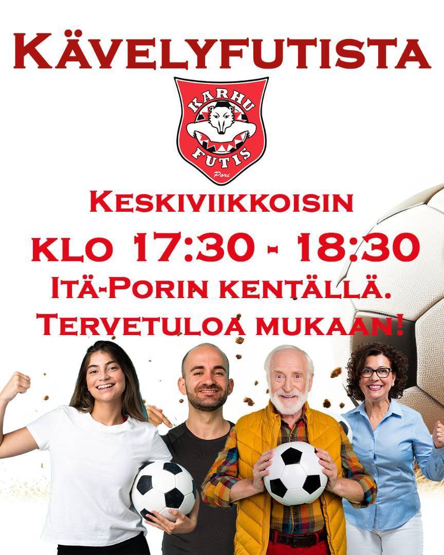 Kävelyfutista keskiviikkoisin