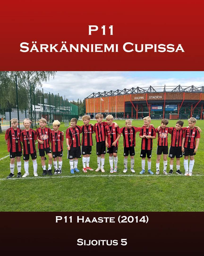 P11 Särkänniemi Cupissa sijalle 5