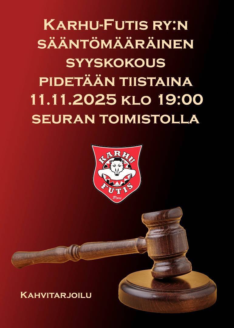 Seuran syyskokous