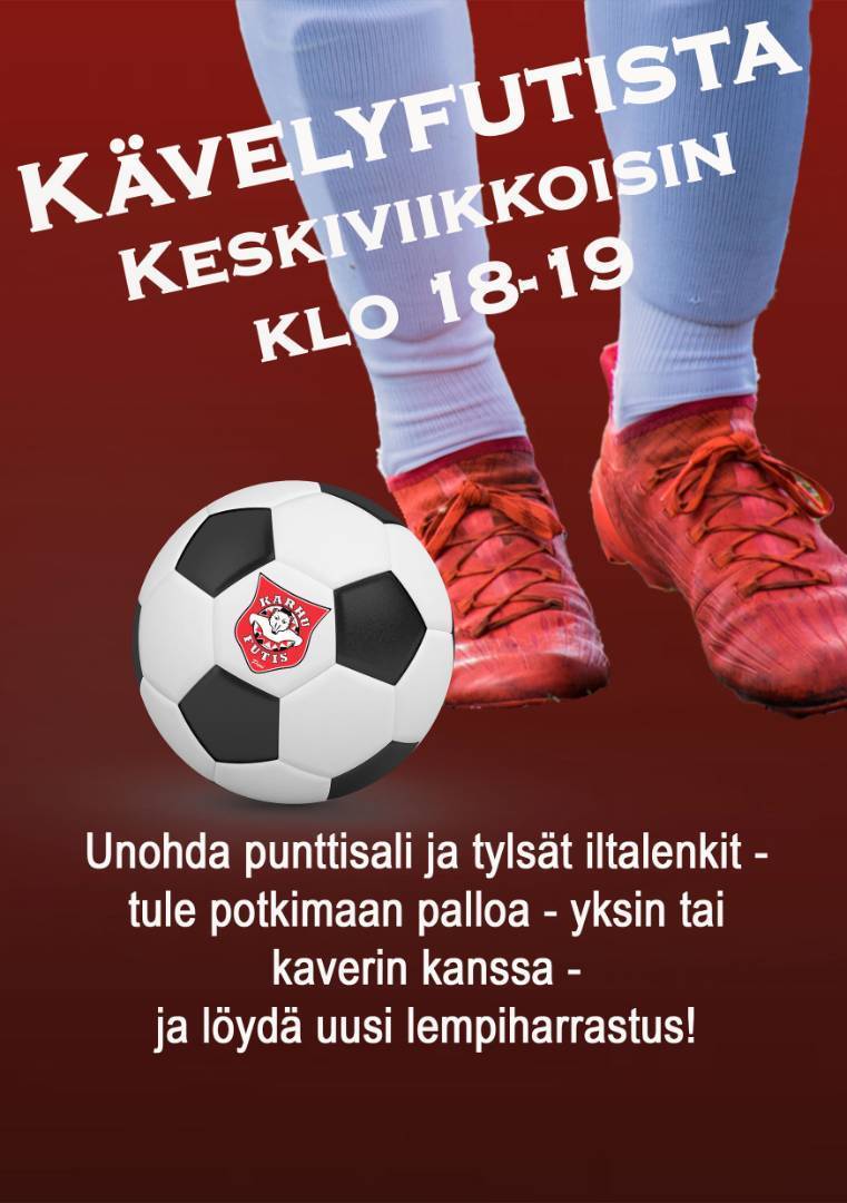Kävelyfutista keskiviikkoisin