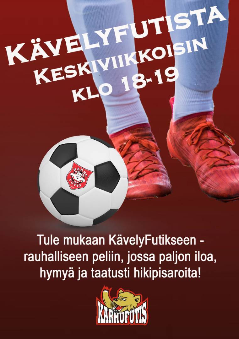Kävelyfutista keskiviikkoisin