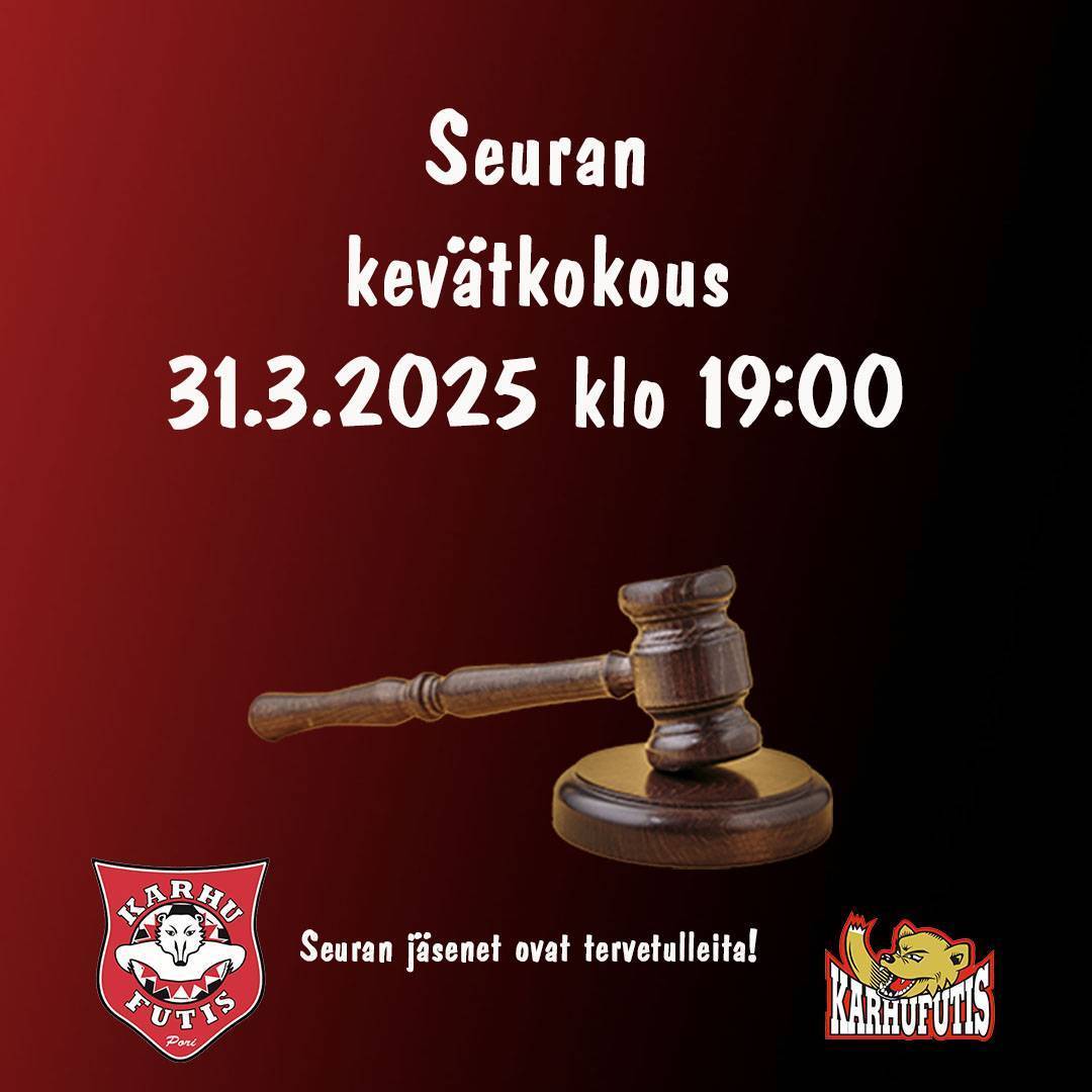 Sääntömääräinen kevätkokous 31.3.2026