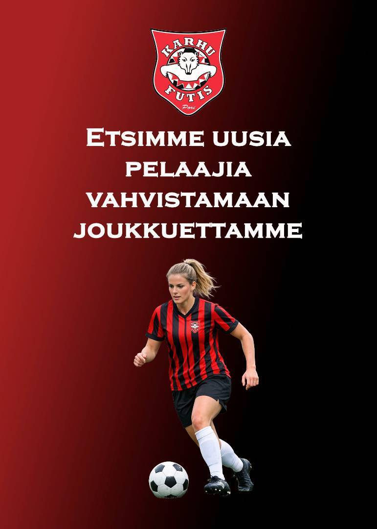 Lähde mukaan rakentamaan entistä vahvempaa kautta!