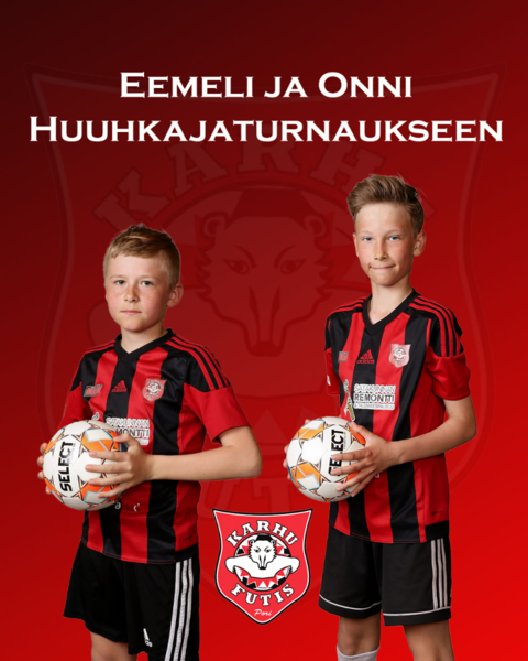 Eemeli ja Onni Huuhkajaturnaukseen!