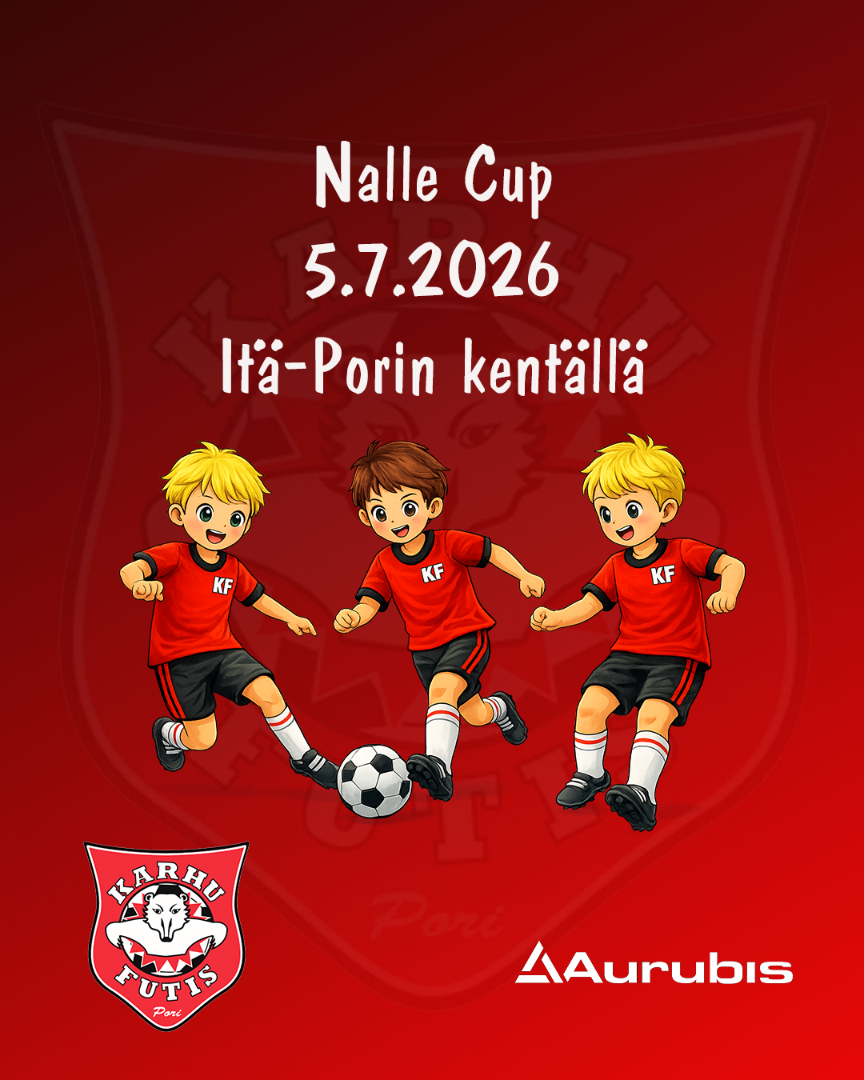 Nalle Cup 2026 pelataan 5.7.2026!