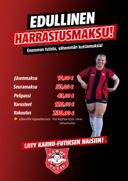 Liity Karhu-Futiksen naisiin!