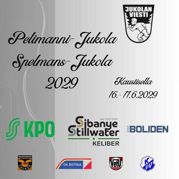 Pelimanni-Jukola 2029 - yhteistyössä KPO, Sibanye-Stillwater Keliber ja Boliden Kokkola Oy