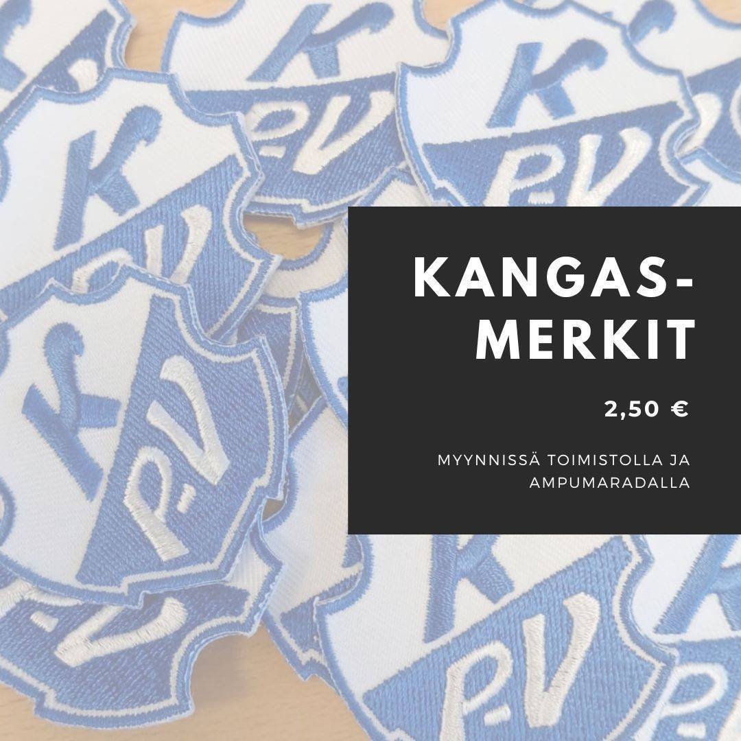 KP-V kangasmerkkejä taas saatavilla