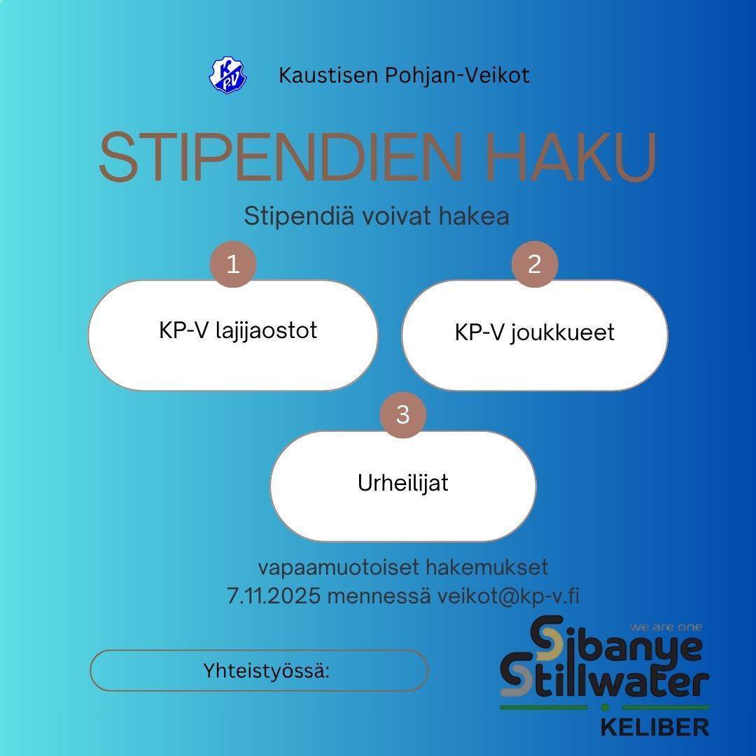 KP-V ja Sibanye Stillwater Keliber-hankkeen stipendien haku