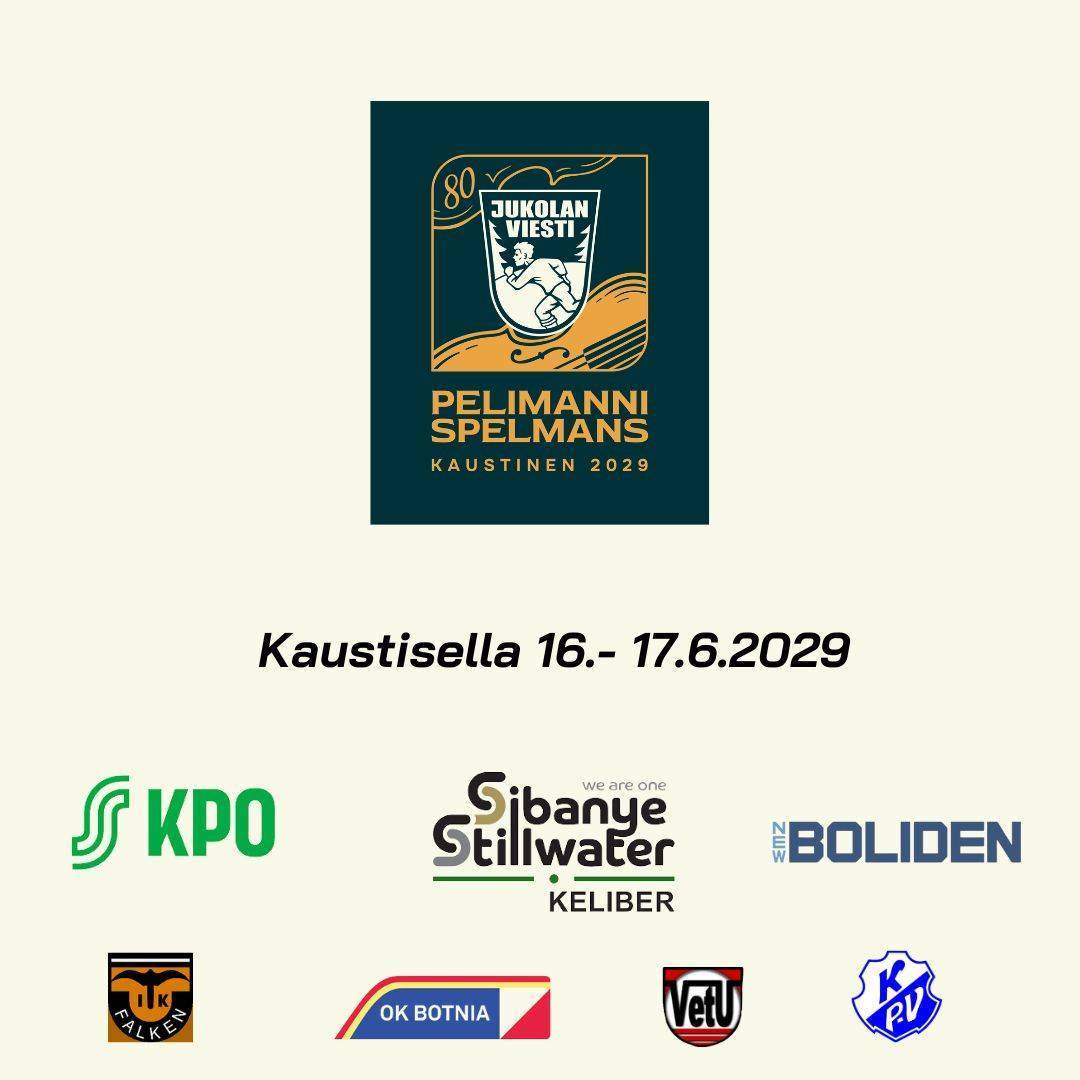 Pelimanni-Jukola 2029 - yhteistyössä KPO, Sibanye-Stillwater Keliber ja Boliden Kokkola Oy