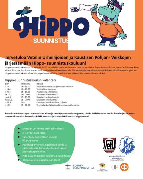 Tervetuloa Hippo-suunnistuskouluun!