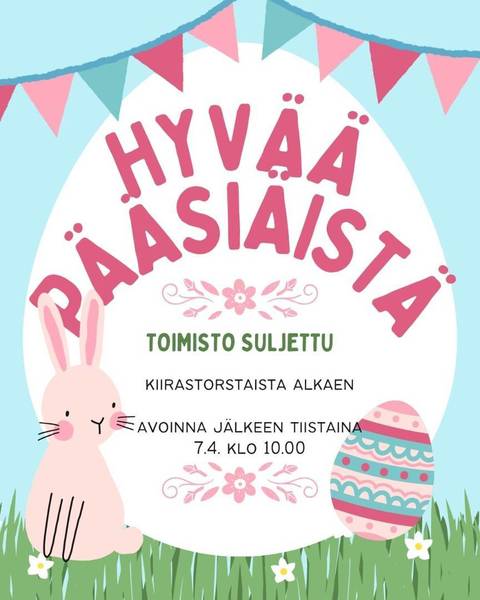 Hyvää pääsiäistä!
